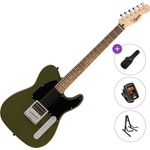 Squier Sonic Esquire H LRL Basic SET Olive Електрическа китара