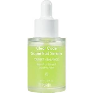 PURITO Clear Code Superfruit Serum - Изсветляващ и хидратиращ серум с суперфрукти 30мл