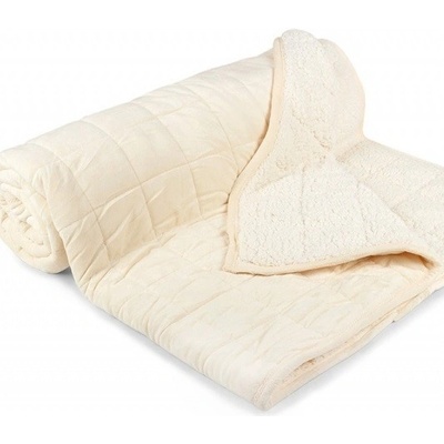 Sleepwell Teplá deka Slleep Well ovečka prešívaná maslová krémová Mikroplyš 150x200