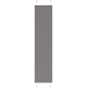 vidaXL Плисирана щора Антрацит 45x200 cm Ширина на плата 44, 4 cm (4015098)