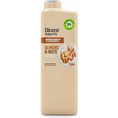 Dicora Urban Fit Vitamin B Almonds & Nuts sprchový gél 750 ml