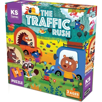 KS Games Пъзел KS Games от 12 части - Натоварен трафик (PRS32702)