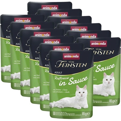 Animonda Vom Feinsten Raffinesse In Sauce пилешко & патица в сос 12 x 85 г