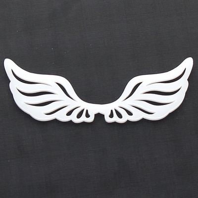 Naše galanterie Křídla plexi mléčné 10cm 30 – Hledejceny.cz