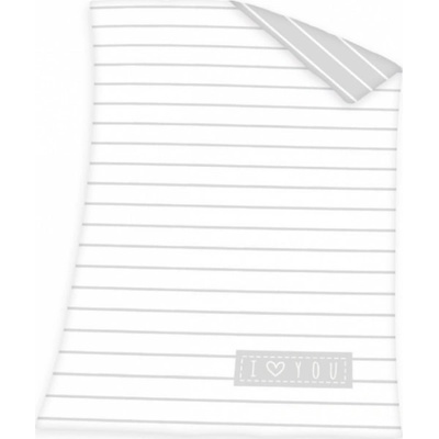 HERDING BIO pletená deka I LOVE YOU