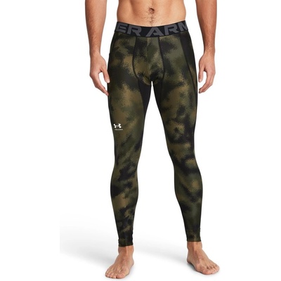 Under UA HG Armour Printed Lgs 1383322-390 green