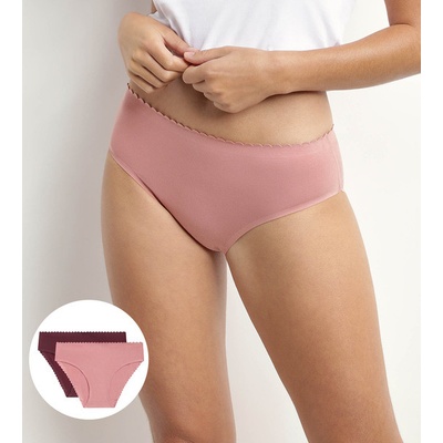 DIM BODY TOUCH MIDI BRIEF 2x DI000DFQ fialová svetlo ružová