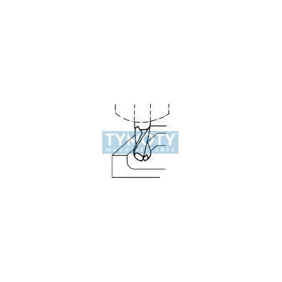 Fréza kopírovacia dlhá, 2 zubá, F511418, 7x16 mm