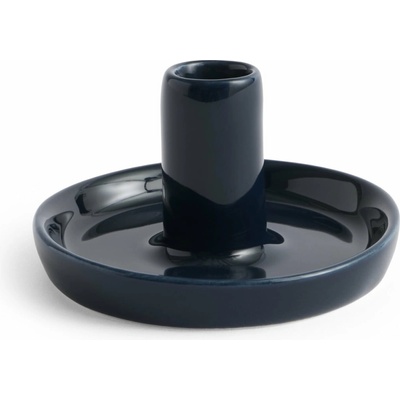 HAY Kameninový svícen Disc XS Midnight blue