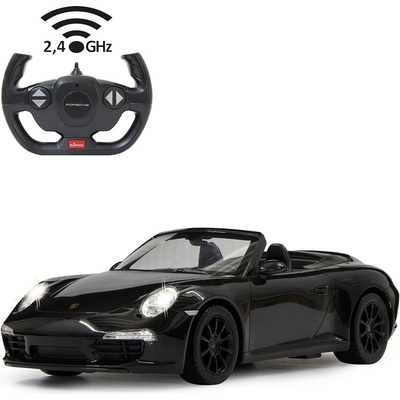 Rastar Auto Porshe 911 Carrera S R/C čierna RTR 1:12