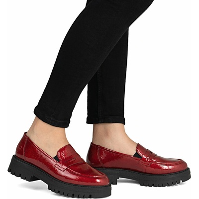 Rieker47550-33 červená lak