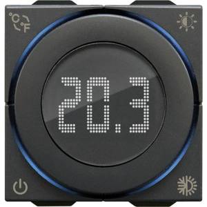 Vimar 09473. CM Bluetooth термостат с циферблат 2M Карбон мат, NEVE UP (09473.CM)