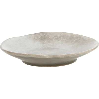 Chic Antique Béžovo-sivý rustikálny dezertný tanier Valence Dusty Stone 19 x 4cm