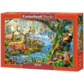 Castorland Forest Life Пъзел 500 броя Флора и фауна (262802) (262802)
