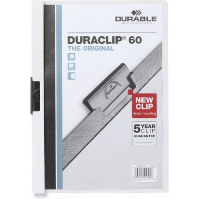 DURABLE Obal s klipom DURACLIP Original 60 biely