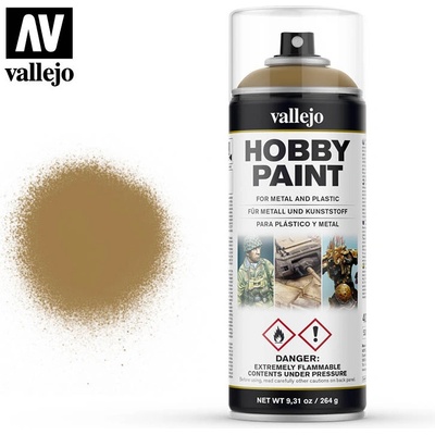 Vallejo Hobby Spray Paint 28015 Desert Yellow 400ml