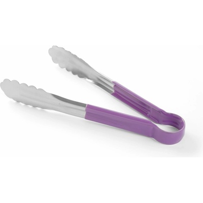 HENDI Servírovací kleště HACCP 250 mm, HENDI, Fialová, (L)250mm
