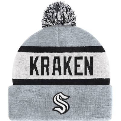 Fanatics pánska zimná čiapka Seattle Kraken Biscuit Knit Skull