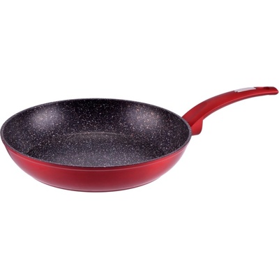 Perfect Home Pánev 28cm na indukci nepřilnavá, granit Metal Red, 10405