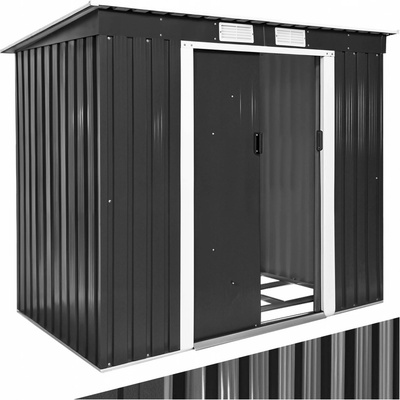 tectake 404522 213 x 130 x 173 cm šedá/bílá – Hledejceny.cz