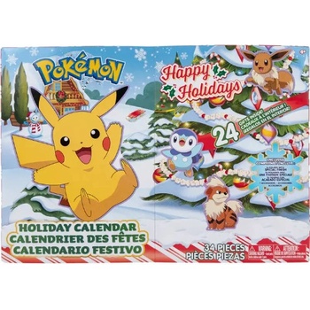 Jazwares LLC. Adventný kalendár Pokémon 115227