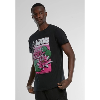 Mister Tee Тениска Lotus Flower Tee black XXLUB-MT2689-00007 - Тъмносив, размер S