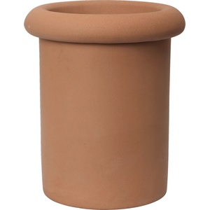 ferm LIVING Саксия с подложка Rollo 36 см теракота (1104270646)
