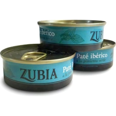 Zubia Patés Paté Iberico se zeleným pepřem 78 g