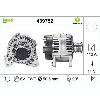 Alternátor VALEO 439752