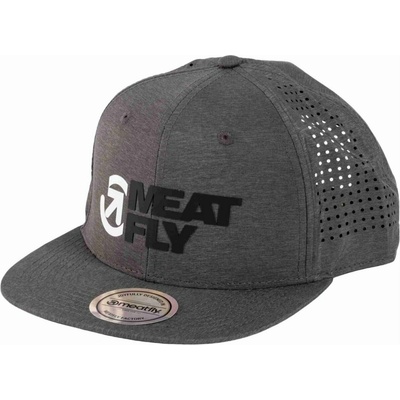 Meatfly шапка с козирка Keery Perfor Snapback Grey / Black Revital Meatfly | Cheren | МЪЖЕ | ЕДИН РАЗМЕР