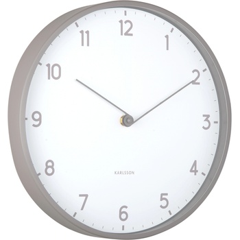 Karlsson Sencillez стенен часовник, сив (KA6057GY)