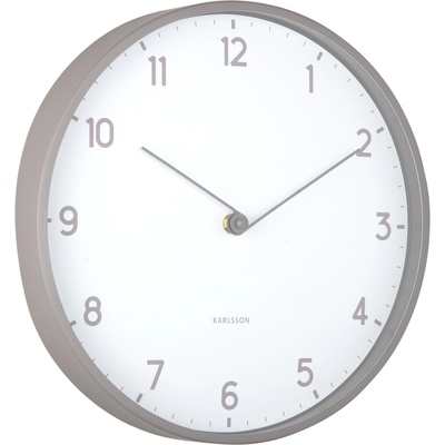 Karlsson Sencillez стенен часовник, сив (KA6057GY)