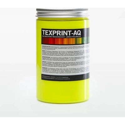 Sítotisková barva fluorescenční neonově žlutá 1 kg