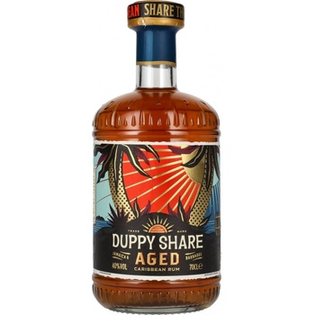The Duppy Share Aged Caribbean Rum 40% 0,7 l (čistá fľaša)