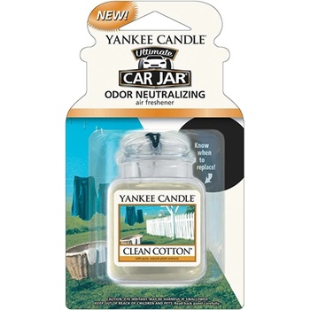 Yankee Candle Clean Cotton висящ ароматизатор за автомобил унисекс 1 бр