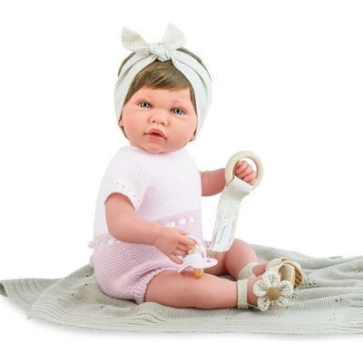 Marina & Pau Reborn Ane Vichy Flower s dekou 3041 45 cm