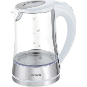 Orava vk-4017 w Стъклена кана с led подсветка Бяла (vk-4017 w)