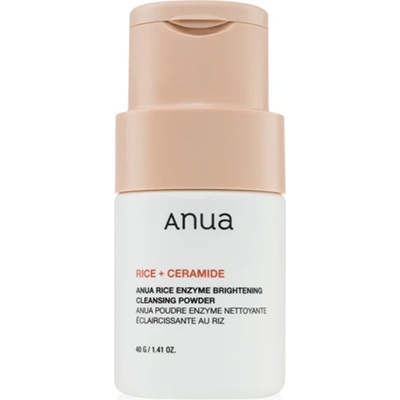 Anua Rice + Ceramide Enzyme Brightening Cleansing Powder нежна почистваща пудра за лице унисекс 40 гр