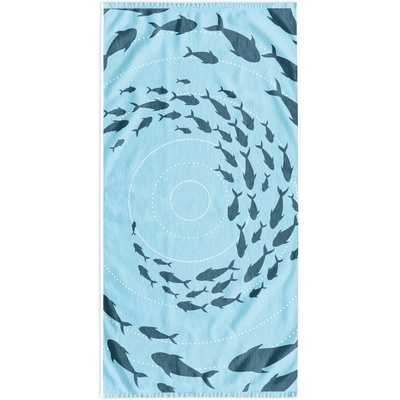 Restilo Синя плажна кърпа 90x180 cm Shoal - DecoKing (120040980)
