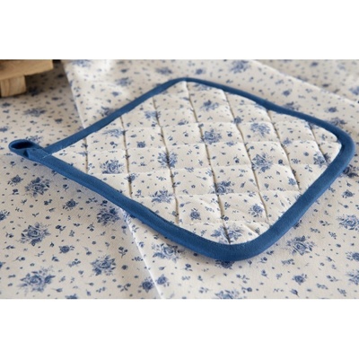 Clayre & Eef Blue Rose Blooming 20 x 20 cm