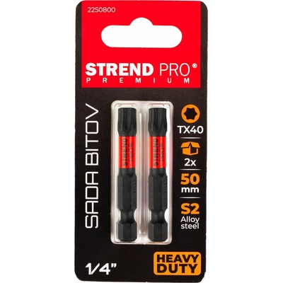 Bit Strend Pro Premium Torx, T 40, bal. 2 ks