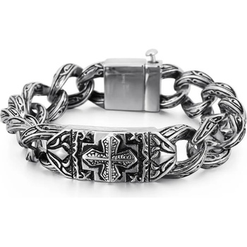 Масивна мъжка гривна от медицинска стомана | Мъжки гривни от стомана