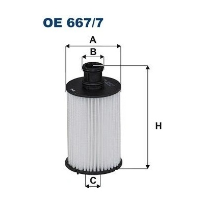 Olejový filter FILTRON OE 667/7