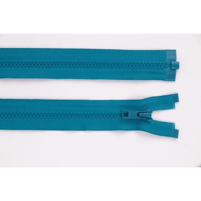 de-park Zip YKK - 75cm - dělitelný - petrolejová - 568