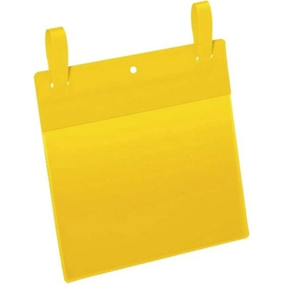 DURABLE Vrecko na dokumenty s páskami 297x210mm na šírku 50 ks žlté