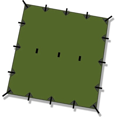 DD Hammocks Tarp 300 x 300 cm Oliva zelená – Zboží Dáma