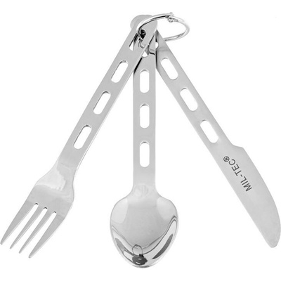 MIL-TEC Příbor LIGHT WEIGHT odlehčený s kroužkem – Zboží Mobilmania