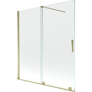 Mexen Velar параван за вана с 2 крила, плъзгащ се, 150 x 150 см, прозрачен, (896-150-000-01-50)
