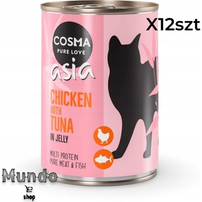 Cosma Asia kuracie mäso s tuniakom v želé 400 g