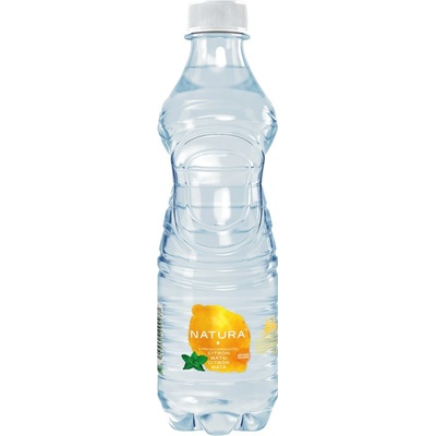 Natura Ochucená voda citron a máta 12 x 0,5 l